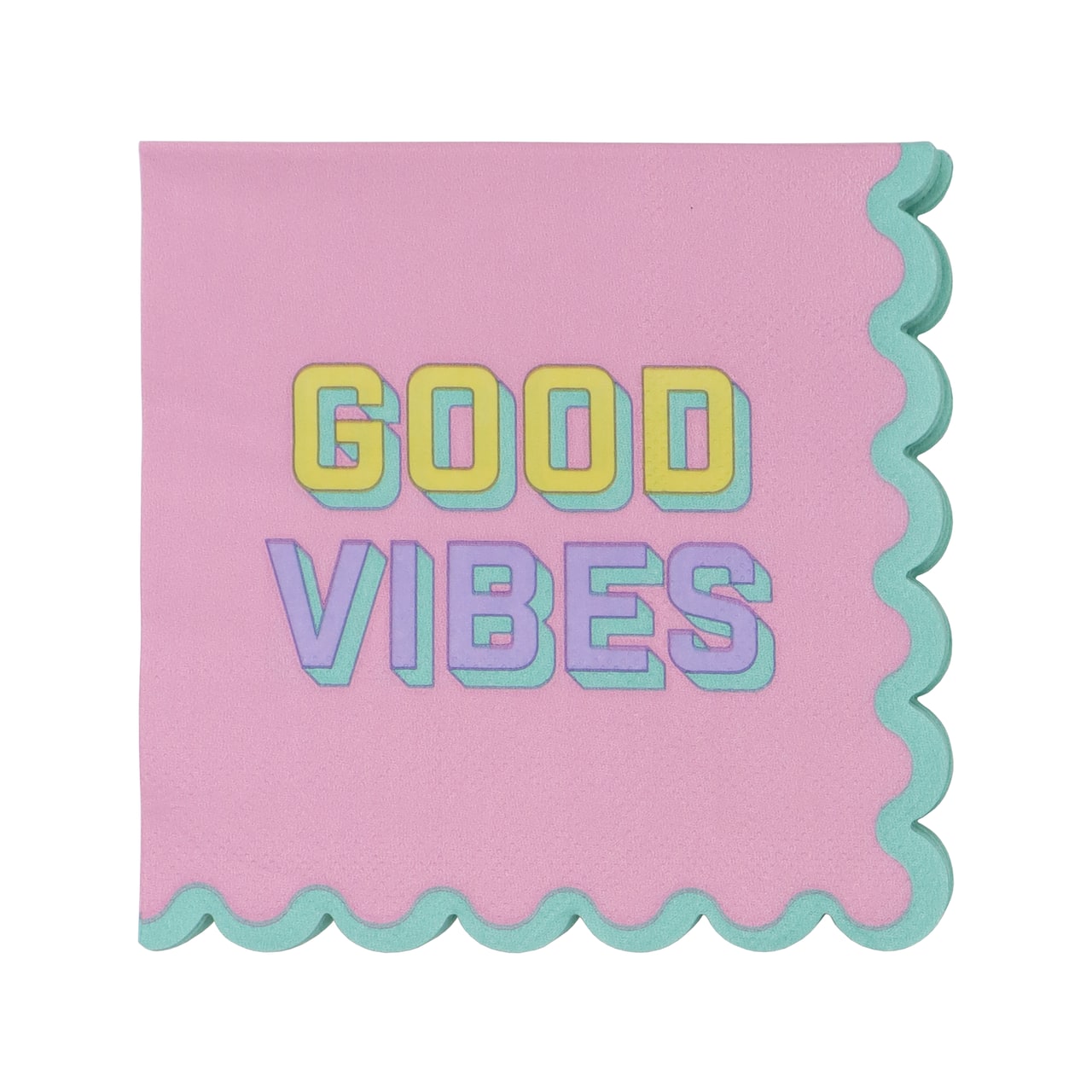 Serviettes à boisson Good Vibes, 20 unités par Celebrate It